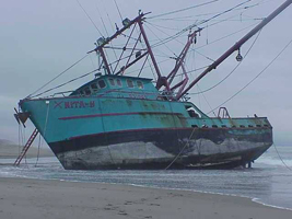 Parker Diving Service FAQs - nita h boat beached